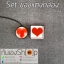Set ตัวติดกันฝาเลนส์หาย + ตัวปิดช่องแฟลช Hot shoe - Set Cartoon 3