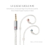 ขาย FiiO LC-3.5C สายอัพเกรดหูฟังขั้ว MMCX สำหรับ Shure/Westone/JVC/FiiO