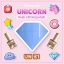 สีเจล UNICORN สีเจลทาเล็บ Soak off Gel polish ขวดขนาดใหญ่ 15 มิลลิลิตร ((ขวดสีทอง))