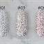 สีเจลเพ้นท์เล็บ กากเพชร เข้มข้น MEMORY NAIL สำหรับ ตัดเส้นกากเพชร ลากเส้น หรือทาเล็บเจลก็ได้ (แบบกระปุก)
