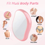 CRYSTAL HAIR REMOVER คริสตัล กำจัดขน ตามร่างกาย และเซลล์ผิวที่ตายแล้ว ล้างทําความสะอาดได้ อุปกรณ์กําจัดขน