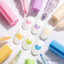 ( Flysea 18สี ) Fashion Colorful ปากกาเพ้นท์เล็บ กันน้ํา สีรุ้ง สําหรับตกแต่งเล็บ DIY