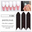 (รหัส H) สติ๊กเกอร์ติดเล็บ ตัดปลายขาว French Tip Nail Stickers สติกเกอร์ทำเฟรนซ์ปลายเล็บ ปลายเล็บสี เพ้นท์เล็บ