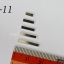 LO-11 โลหะ ตกแต่งเล็บ ทรงผืนผ้า สีเงิน กล่องกลม 1กล่อง มี 5 ขนาด