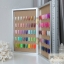กล่องโชว์สีเล็บ 162 ช่อง หุ้มหนังPVCแบบเงา สวย ทน คลิกเลือกสีด้านใน