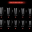 เล็บทิปติดปลาย สีใส ทรงเหลี่ยมปลายเล็ก แบบถุง บรรจุ 500 ชิ้น