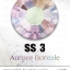 เพชรสวารอฟสกี้แท้ ซองใหญ่ สีขาวรุ้ง Aurore Boreale (AB) รหัส 001 คลิกเลือกขนาด ดูราคา ด้านใน