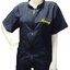 Dogtalog Groomer Apparel เสื้อคลุมผ้าร่ม เสื้อคลุมตัดขน เสื้อคลุมช่าง เสื้อคลุมกันเปื้อน สีดำ