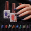 (ชุด8สี) Glitter Speckle Top Coat (VENDEENI) แถมชาร์ตสี สีเจล สีสวย เนื้อเงาวาว มีมิติ เนื้อเข้มข้น