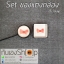 Set ตัวติดกันฝาเลนส์หาย + ตัวปิดช่องแฟลช Hot shoe - Set Cartoon 3
