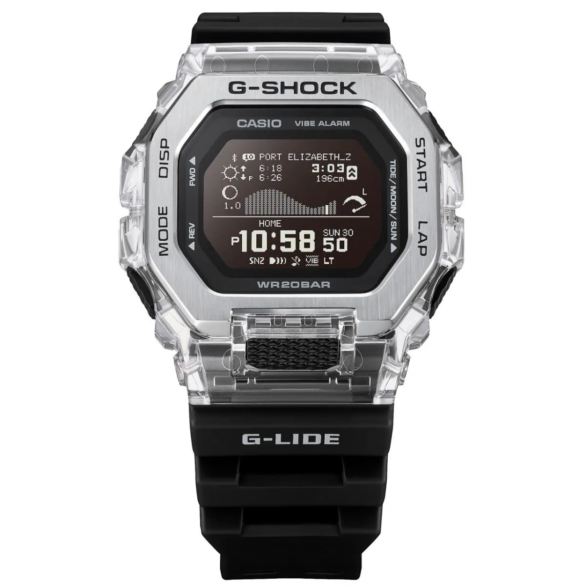 นาฬิกา Casio G-Shock G-LIDE Bluetooth GBX-100S series รุ่น GBX-100S-1 ของแท้ รับประกัน1ปี