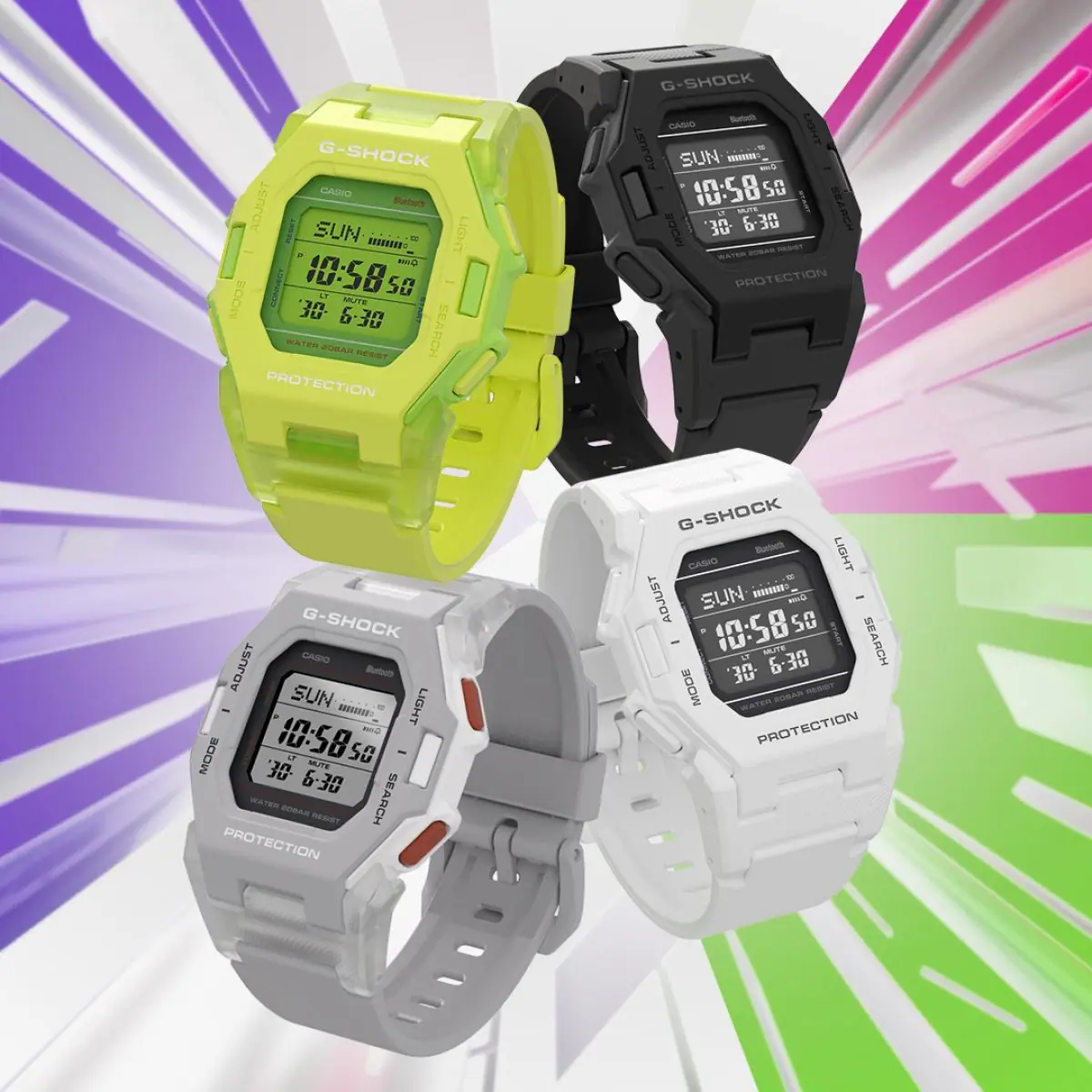 นาฬิกา Casio G-Shock G-SQUAD GD-B500 series รุ่น GD-B500-1 ของแท้ รับประกัน1ปี