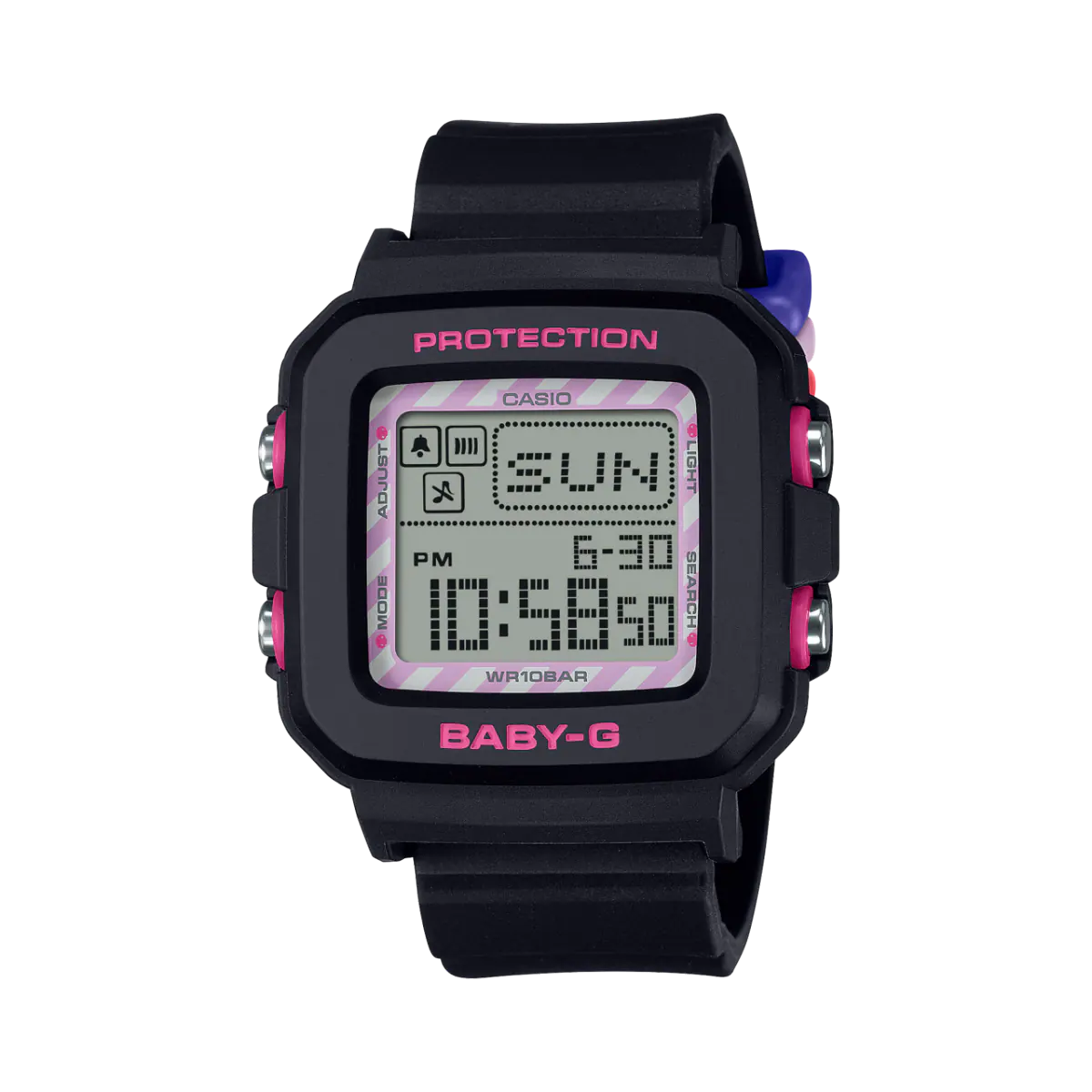 นาฬิกา Casio BABY-G X KUROMI Limited Collaboration model รุ่น BGD-10KKM-1 ของแท้ รับประกัน1ปี