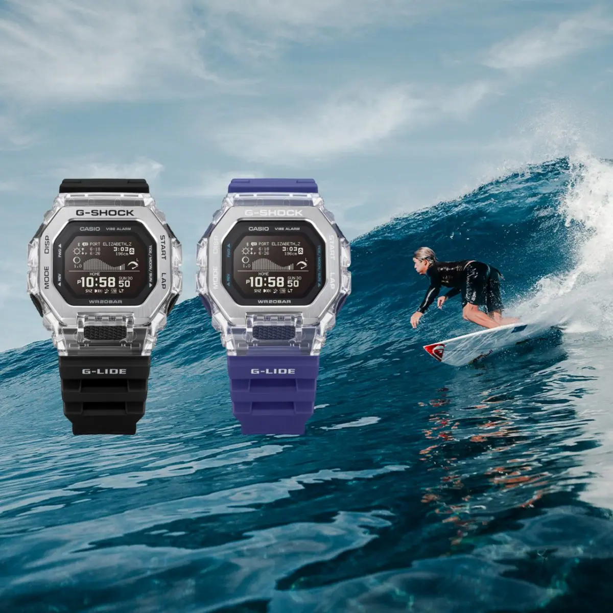 นาฬิกา Casio G-Shock G-LIDE Bluetooth GBX-100S series รุ่น GBX-100S-1 ของแท้ รับประกัน1ปี