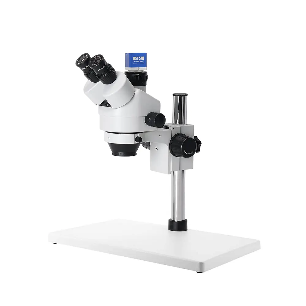 กล้องจุลทรรศน์ SANQTID trinocular stereo 7-45x ความชัด 4K รุ่น ZST-45-4K