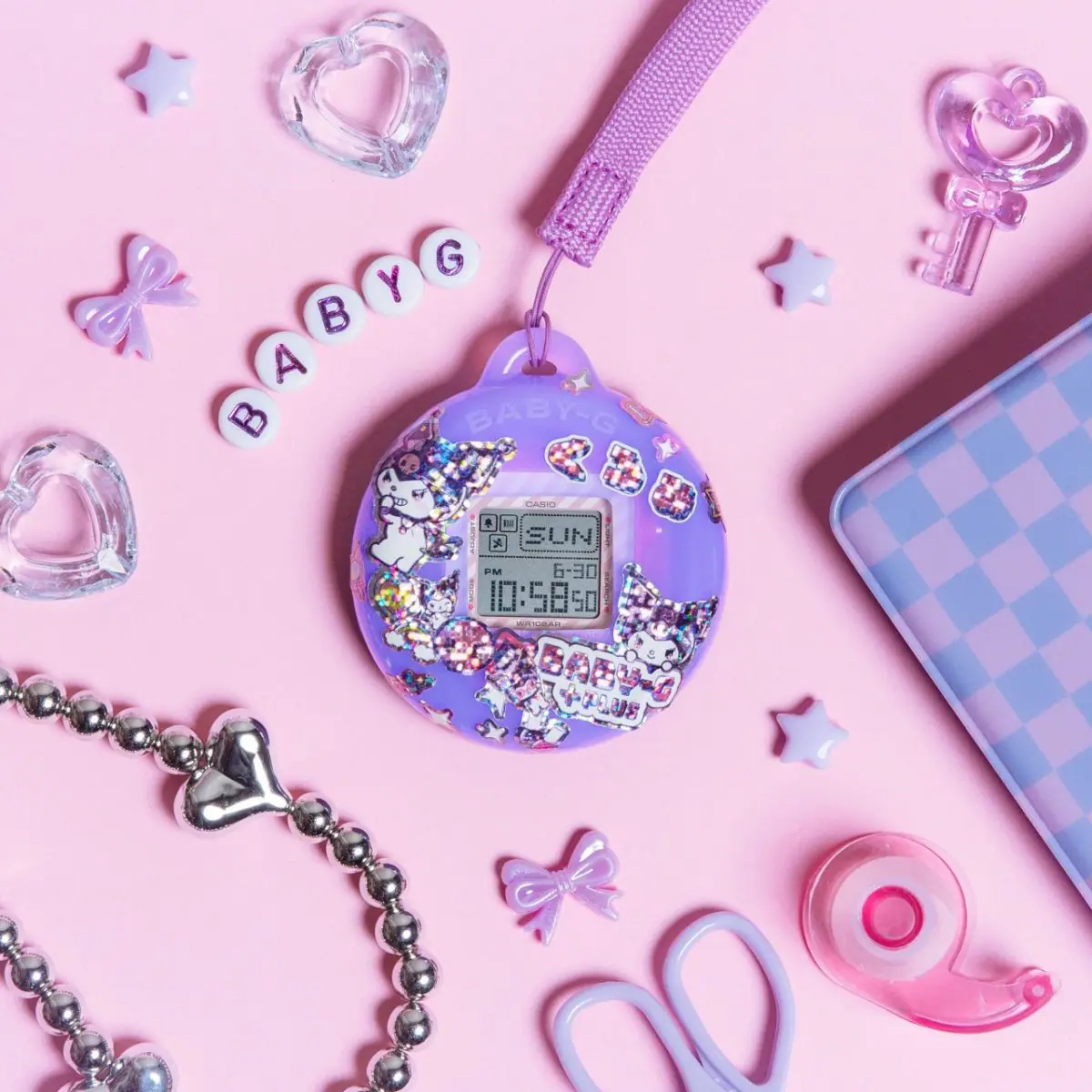 นาฬิกา Casio BABY-G X KUROMI Limited Collaboration model รุ่น BGD-10KKM-1 ของแท้ รับประกัน1ปี