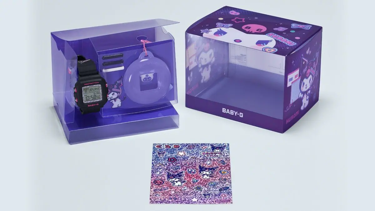 นาฬิกา Casio BABY-G X KUROMI Limited Collaboration model รุ่น BGD-10KKM-1 ของแท้ รับประกัน1ปี