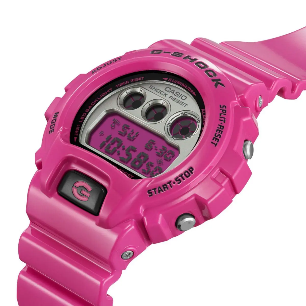 นาฬิกา Casio G-Shock Digital รุ่น DW-6900RCS-4 สีShocking Pink “Justin Bieber” ของแท้ รับประกัน1ปี